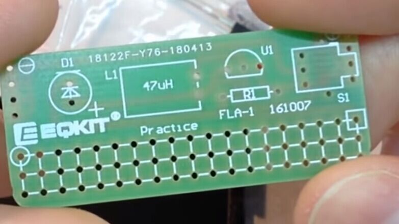 Fla 1 Simple Diy Flashlight Kit Diy Light Lamp Module Soldering 
